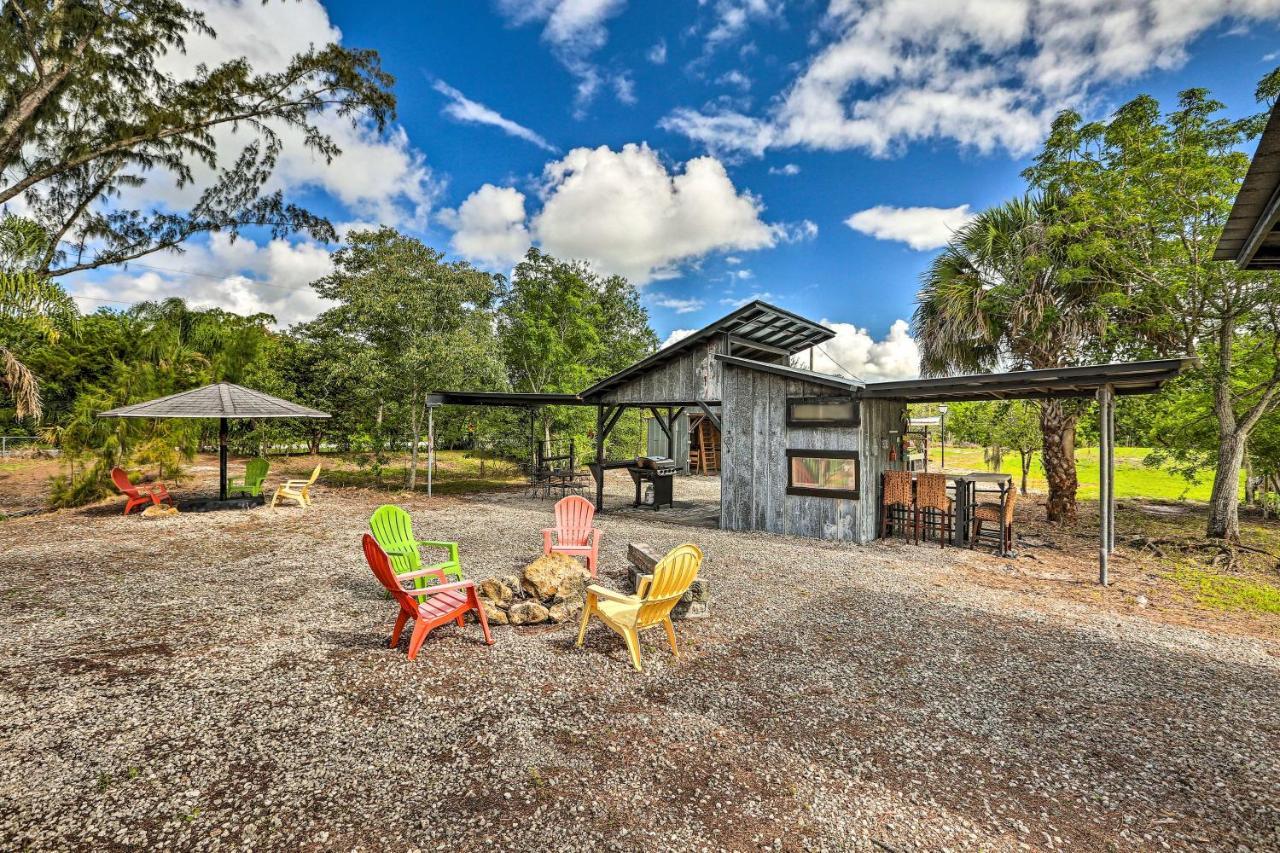 Authentic Clewiston Home With Outdoor Game Room Eksteriør bilde