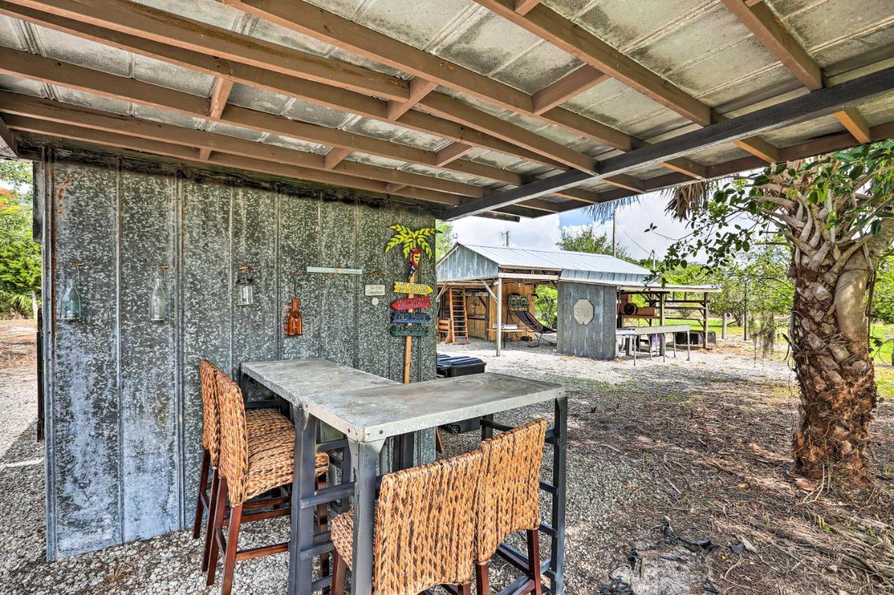 Authentic Clewiston Home With Outdoor Game Room Eksteriør bilde